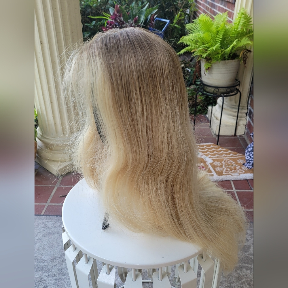 NEW Eniola "Kristy" Blonde Human Hair Wig - Picture 12 of 17